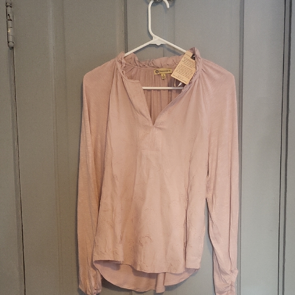 Democracy Soft Pink Blouse